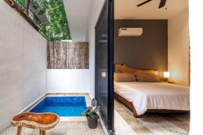 Lux Studio with Private Plunge Pool in Aldea Zama
